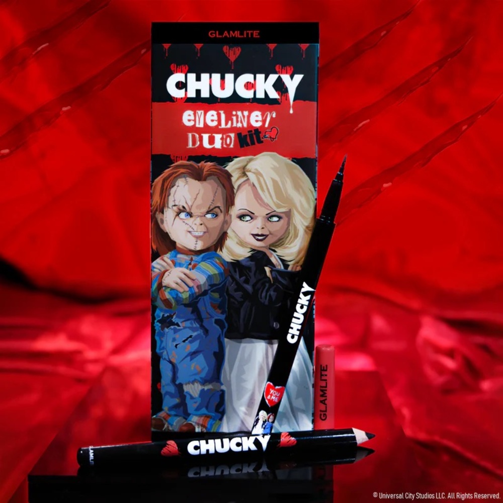Chucky Eyeliner Duo Kit - Red and Black